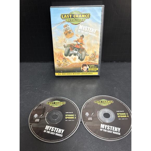 The Last Chance Detectives Mystery of the Lost Voices Audio 2 CD Set Tested - Picture 1 of 5